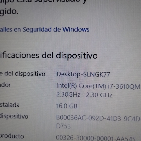 ASUS ROG G55V INTEL CORE I7-3610QM @ 2.30GHz 16GB RAM 1TB SSD WIN-10 - Picture 5 of 7